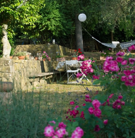 Garden and Patio Fiorenza B&B Florence