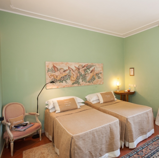 Camera due letti singoli Fiorenza B&B Firenze